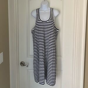 J. Crew Cotton Striped Slip Dress Sz XXL Summer Beach Resort Loungewear NWT